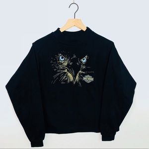 1996 Harley Davidson Vintage Cropped Longsleeve